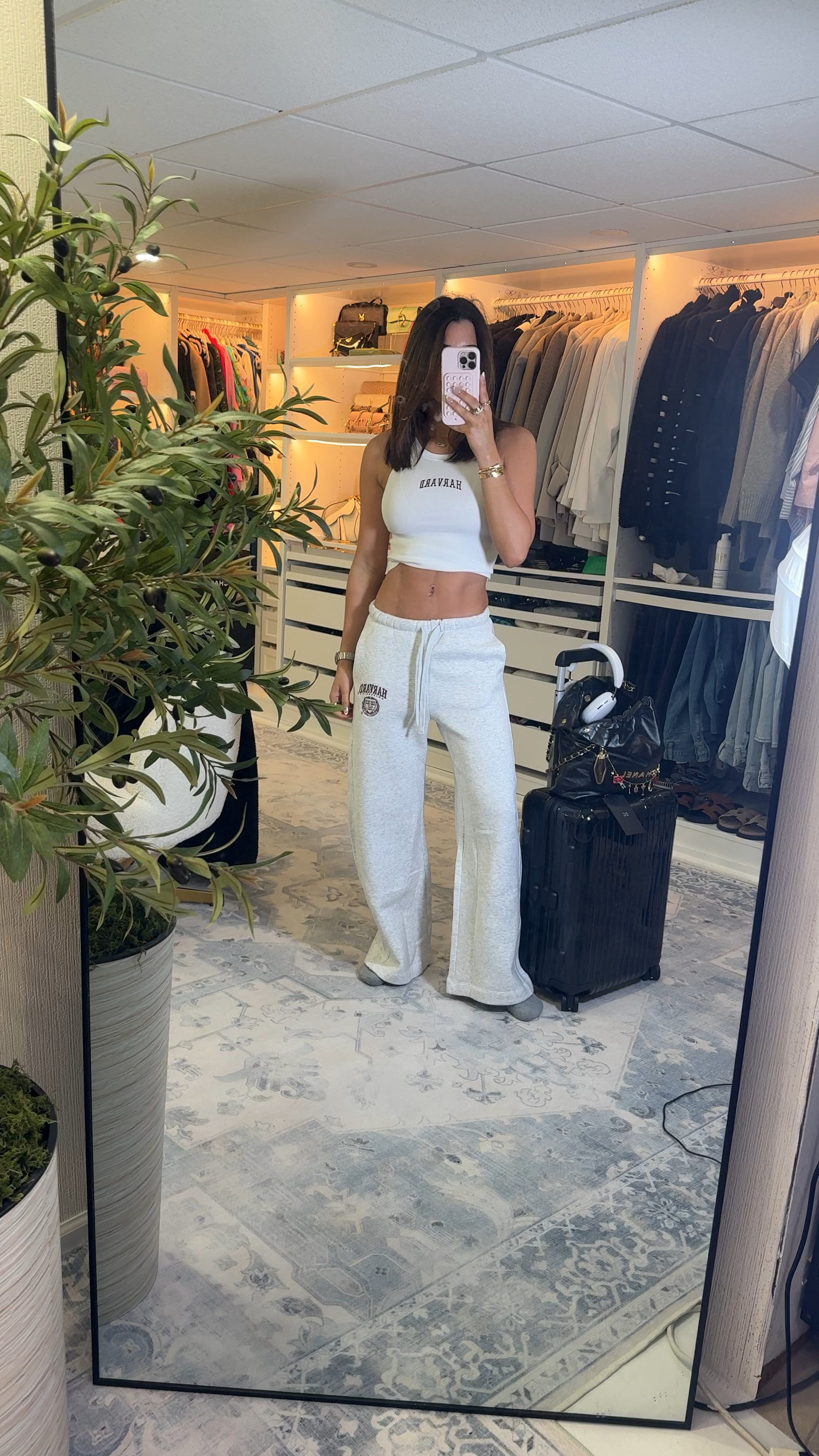 Wearing size Small in both 
Zara set
Travel outfit 
Sweats 
Harvard merch 

#LTKStyleTip #LTKFindsUnder50 #LTKTravel