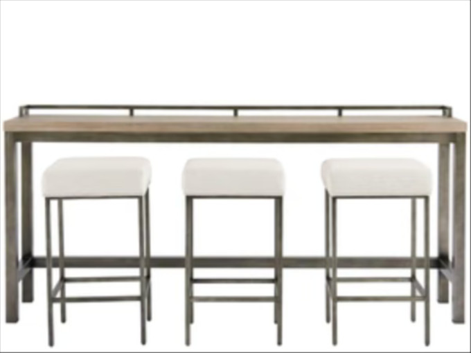 Click for more info about Alchemy Living Gallery Hanks Console with stools - Natural