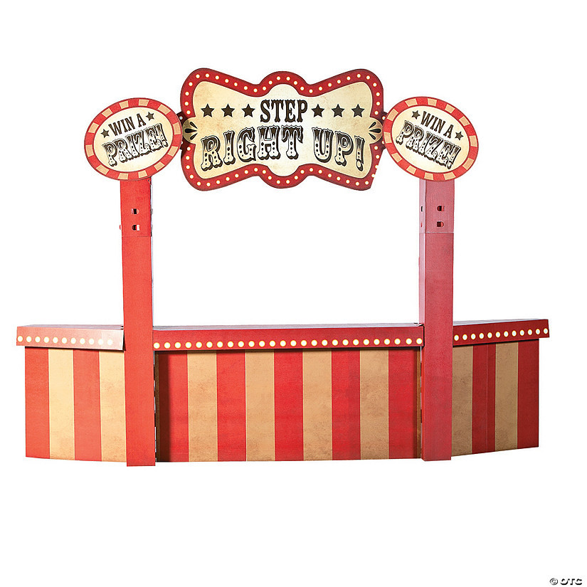 Fun 8 Ft. 3D Vintage Circus Attraction Booth Cardboard Stand-Up - 1 Pc. | Oriental Trading Company