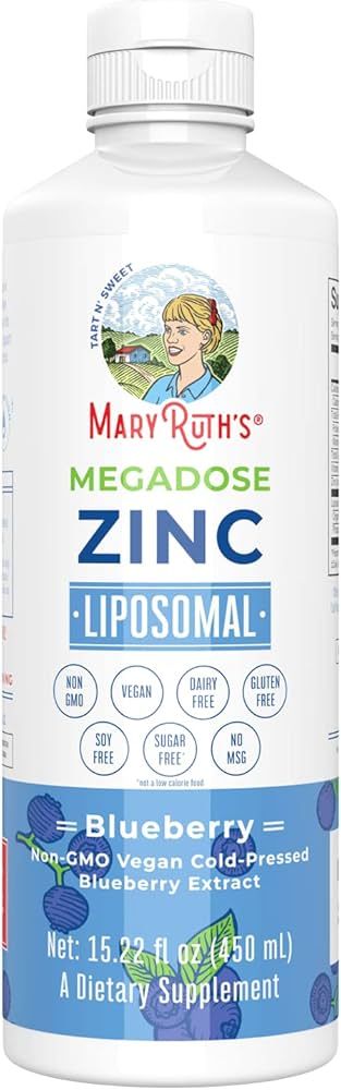 MaryRuth Organics Nutritional Supplement | Liposomal Liquid Zinc Supplement with Vitamin E | Over... | Amazon (US)