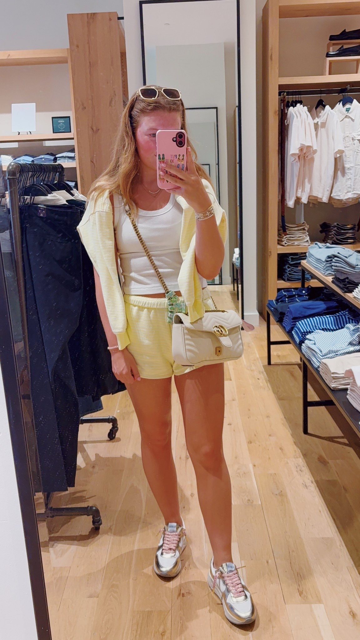 Shopping fit #summer #matchingset #style #yellow #ootd

#LTKStyleTip #LTKSummerEdit #LTKTravel