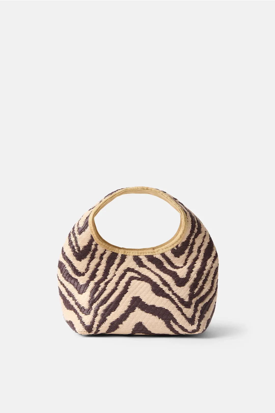 Zebra Raffia Bag | Rent the Runway