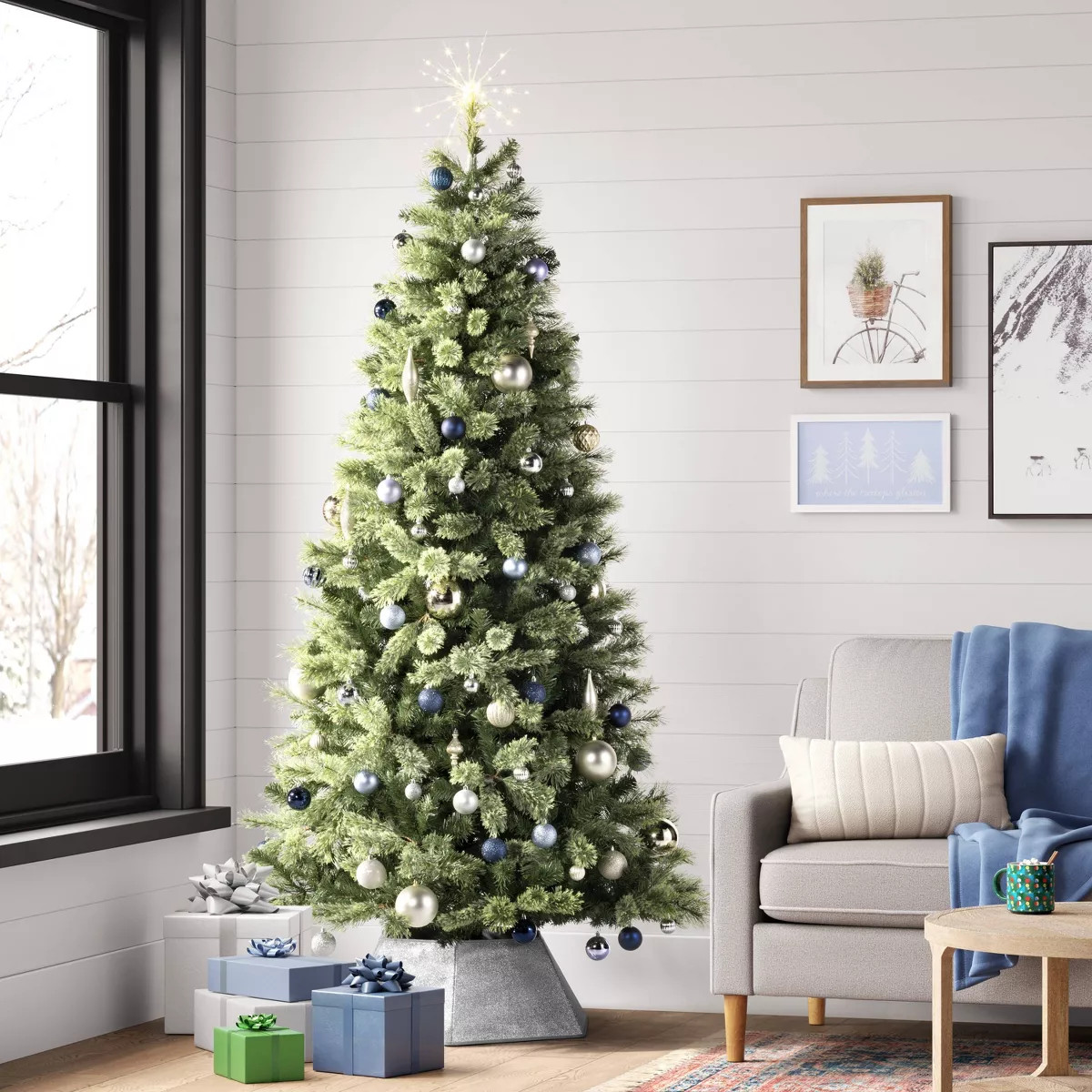 7.5' Full Virginia Pine Artificial Christmas Tree - Wondershop™ | Target