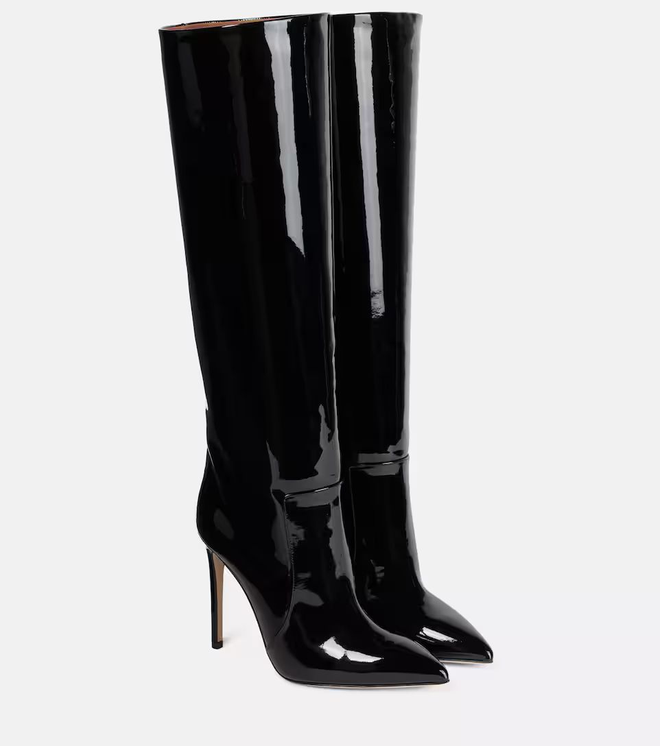 Patent leather knee-high boots | Mytheresa (US/CA)