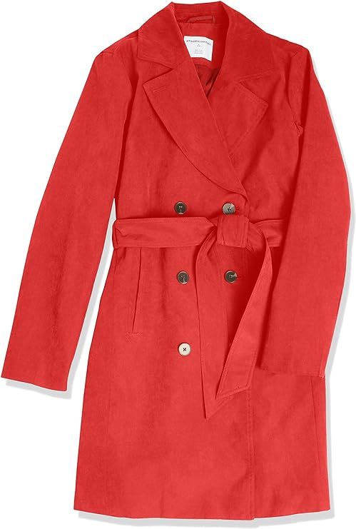 Amazon Essentials Women's Relaxed-Fit Water-Resistant Trench Coat | Amazon (US)