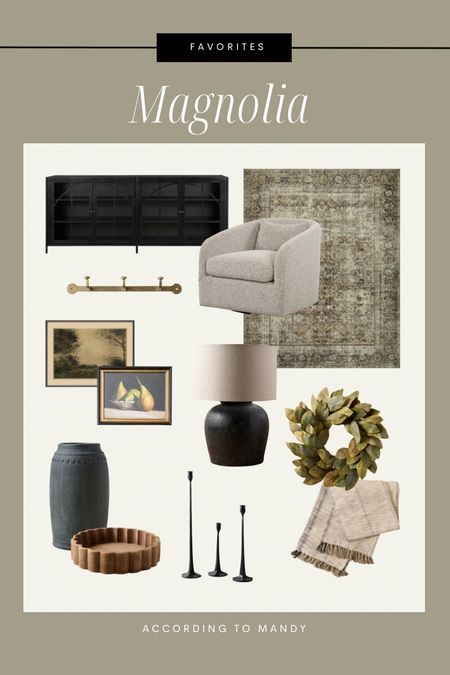 Magnolia home decor favorites

Home faves, home inspo, decor,
Rug, sideboard, accent chair, 

#LTKhome #LTKFind #LTKSale