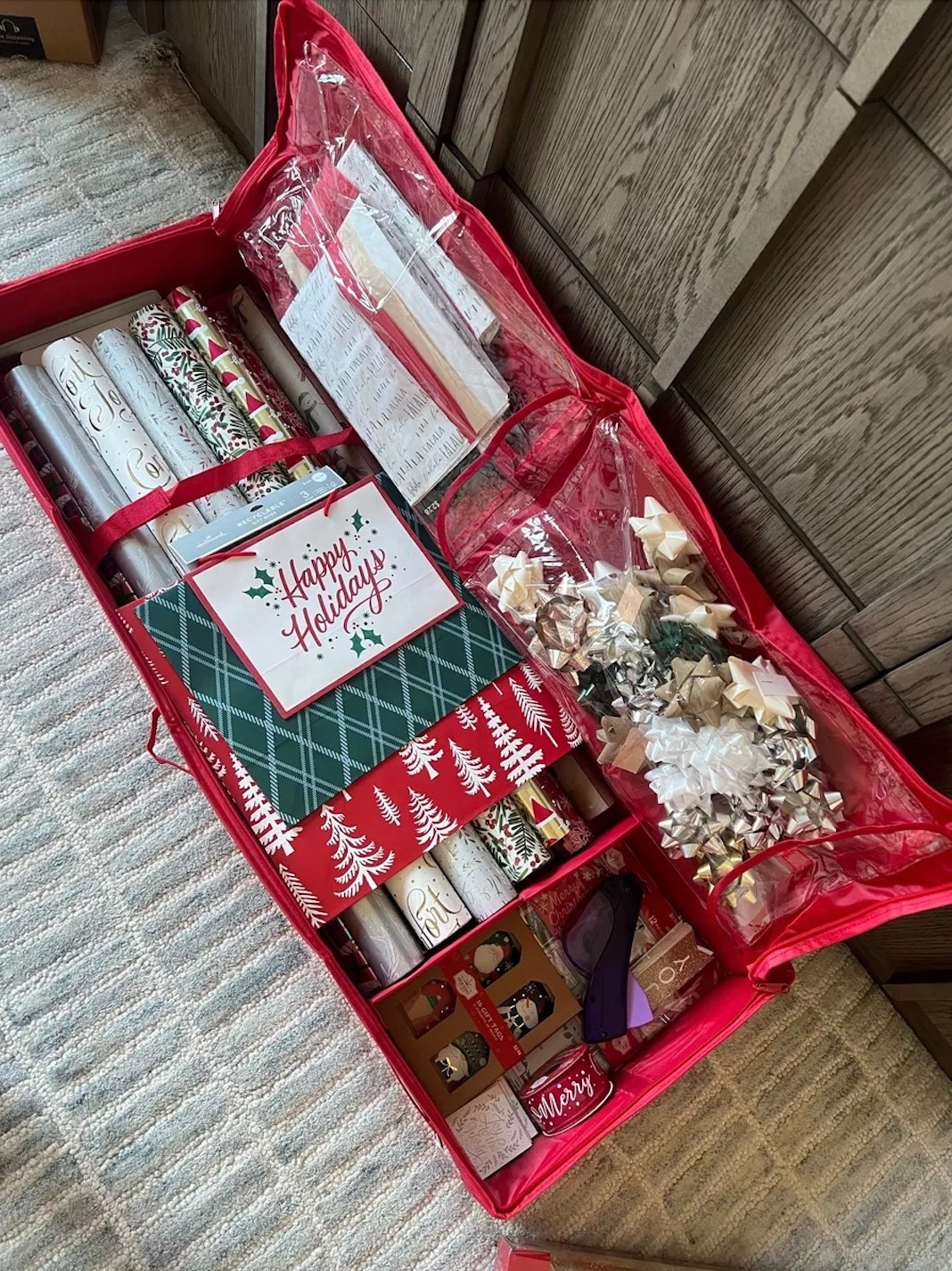 My wrapping paper organizer is on sale! And so many supplies under $10!

#LTKHoliday #LTKGiftGuide #LTKFindsUnder50