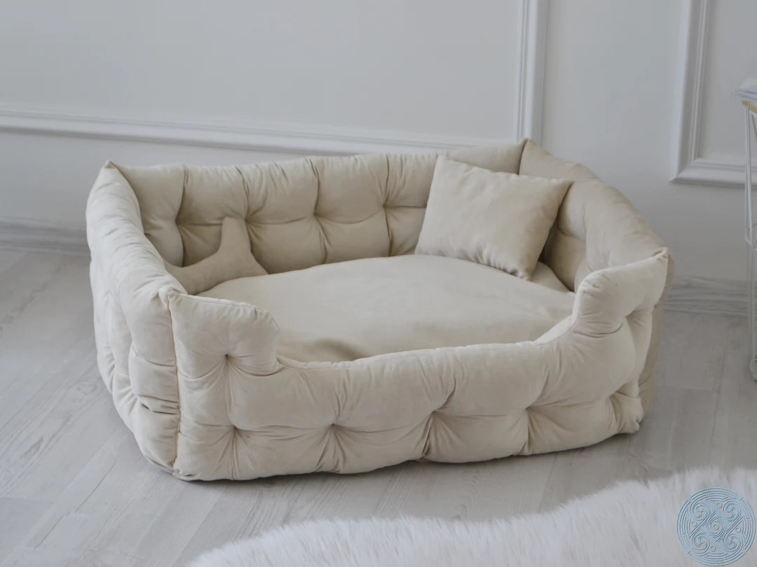 Indestructible Sofa for Large Dogs in Ivory With Personalization - Etsy | Etsy (US)
