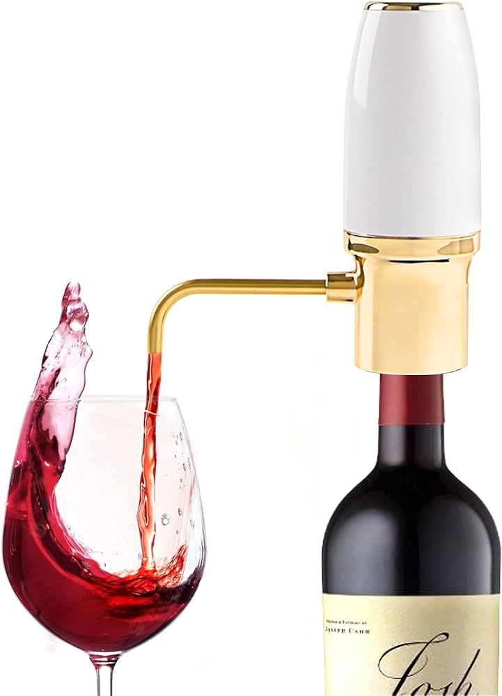 Electric Wine Aerator Pourer Automatic Wine Dispenser Pourer Spout with USB Rechargeable, Electri... | Amazon (US)