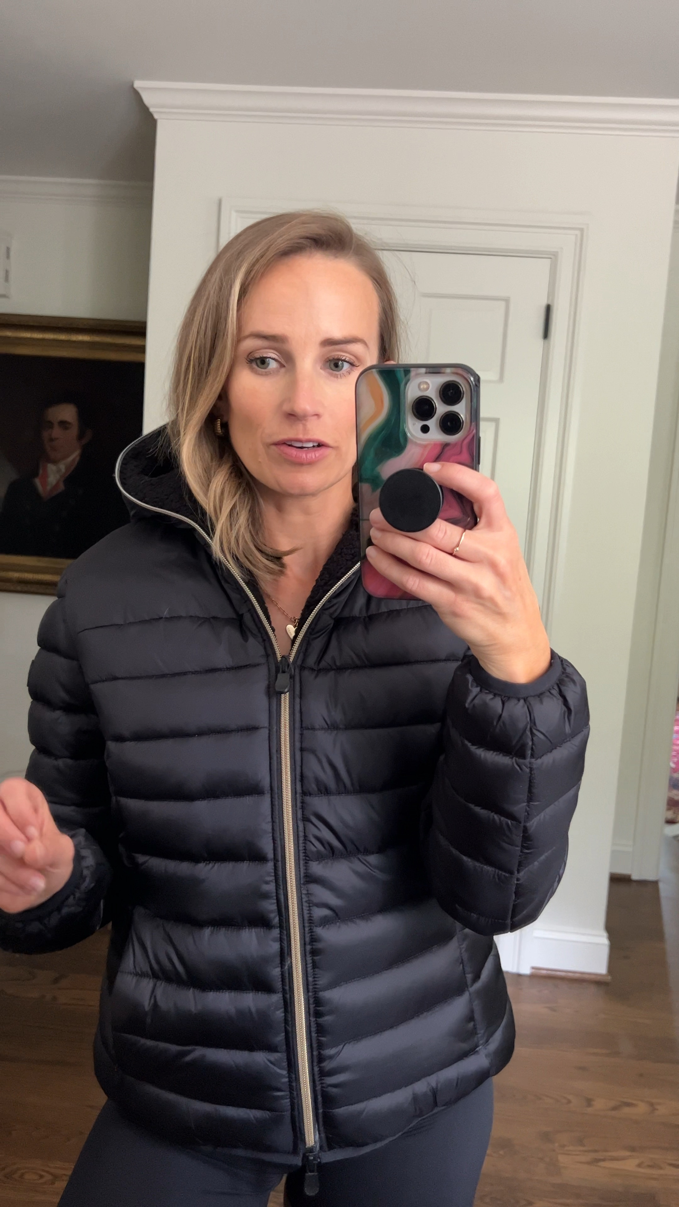 This is the cutest puffy coat ever!!! Grab it while it’s on major sale. I have a size small  

#LTKxNSale