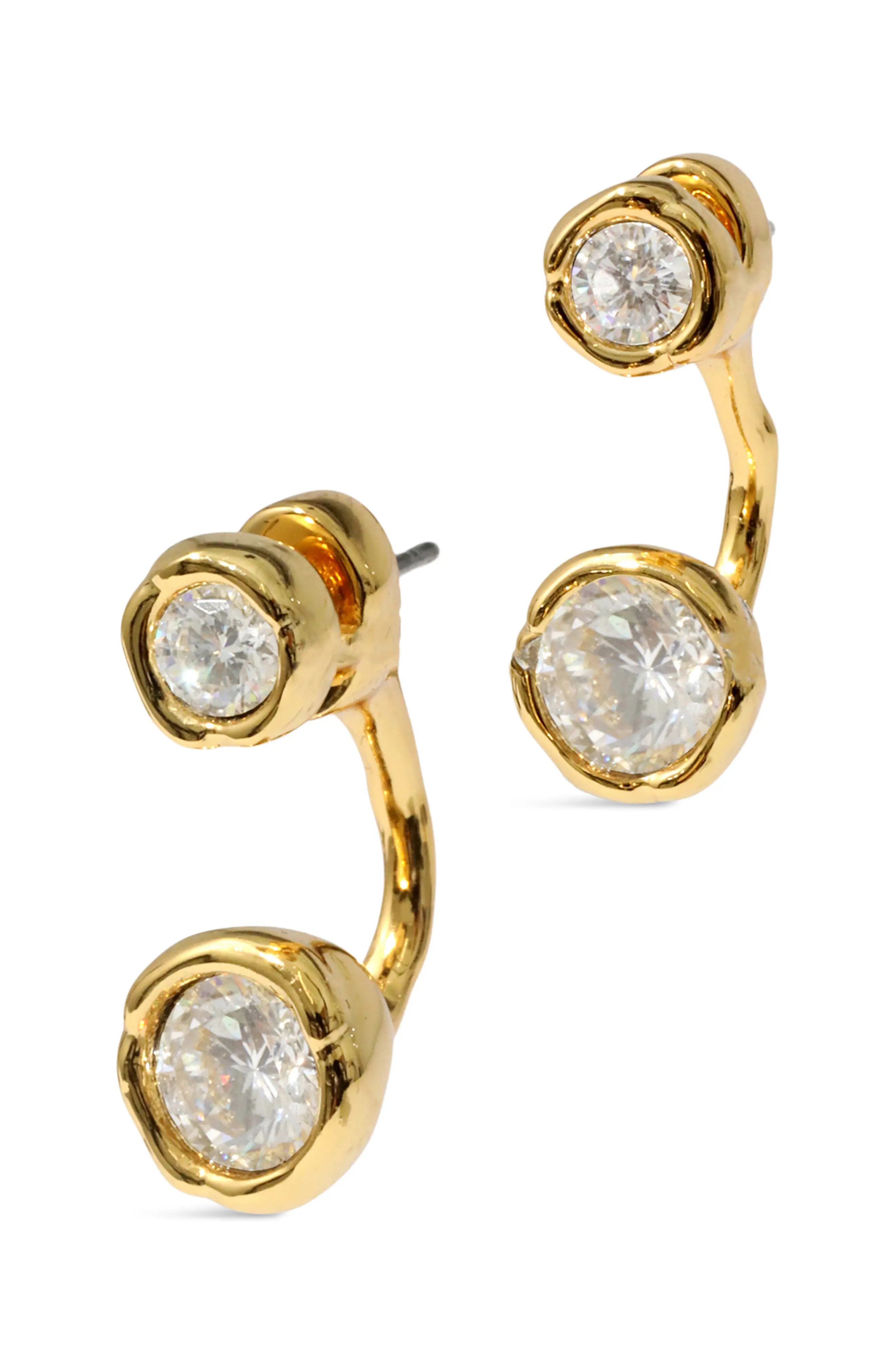 Asterales Cubic Zirconia Studs and Jackets Set (Women) | Nordstrom | Nordstrom