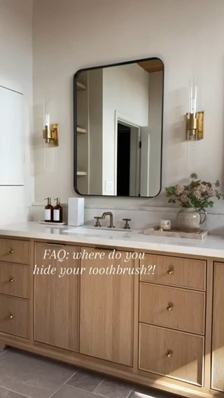 I love hiding all the clutter! A few little upgrades help with your everyday essentials and reducing all the clutter you've see visually. 

toothbrush holder, leather tissue box, marble tray, waffle bath mat 

 #LTKHome #LTKSaleAlert #LTKFindsUnder100