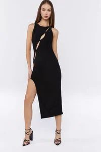 Cutout Midi Slit Dress | Forever 21 | Forever 21 (US)