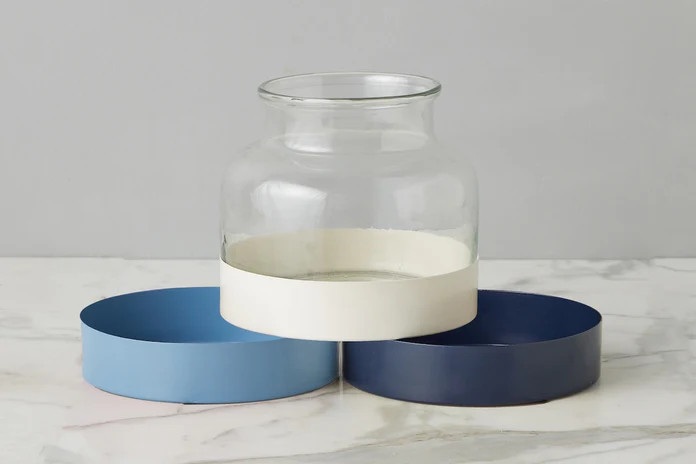 3-in-1 Glass Bloom Vase, Maritime Color Set | etúHOME