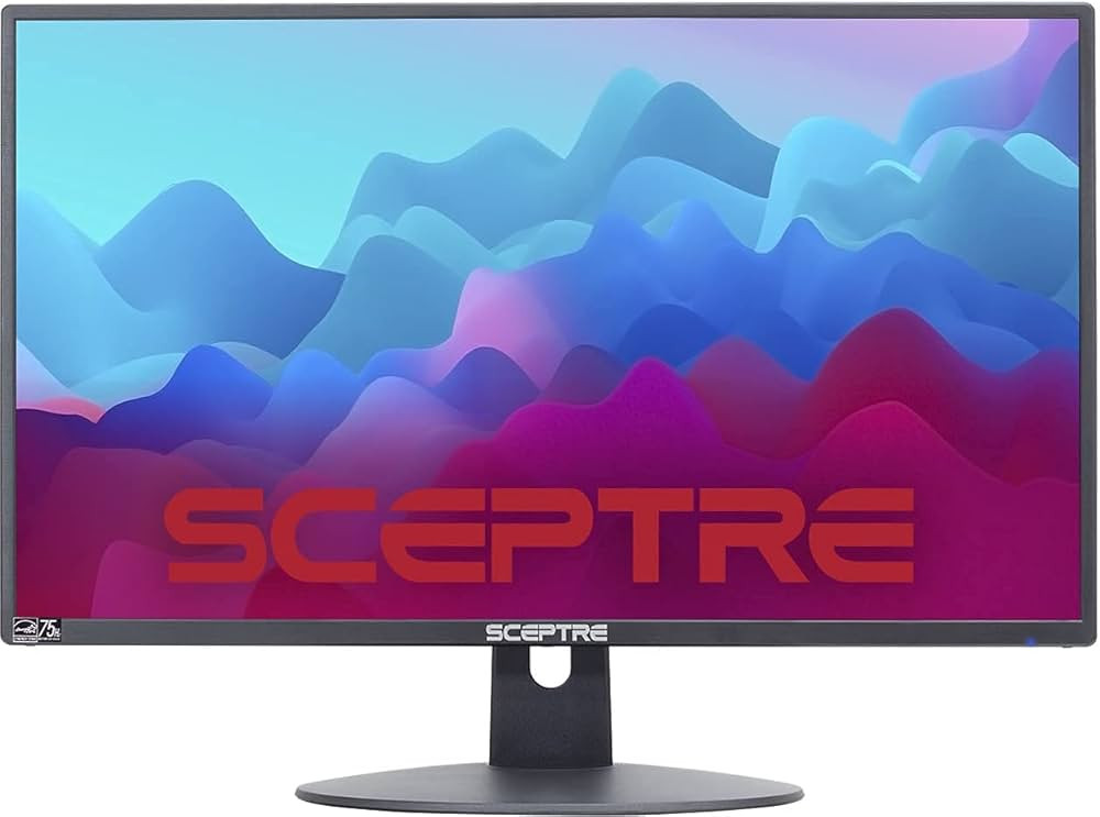 Sceptre 20" 1600 x 900 75Hz LED Monitor 2x HDMI VGA Built-in Speakers, sRGB 99% Machine Black (E2... | Amazon (US)