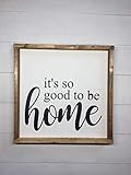 IT'S SO GOOD TO BE HOME | HOME SIGN | Amazon (US)