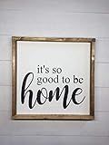 IT'S SO GOOD TO BE HOME | HOME SIGN | Amazon (US)