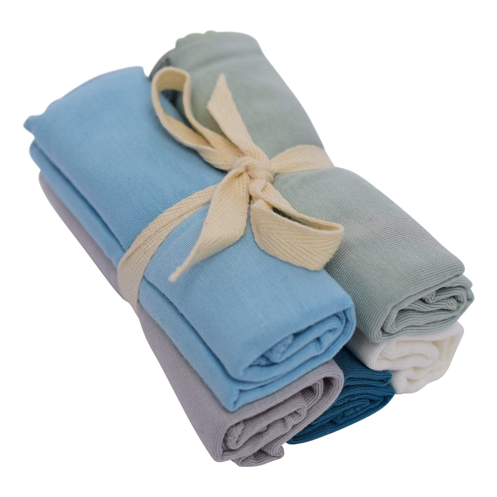 Solid Washcloth Combo 5-Pack in Boy | Kyte BABY