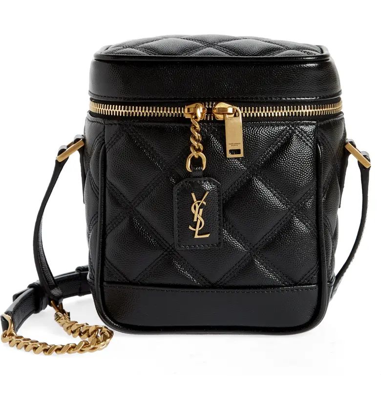 Saint Laurent '80s Vanity Case Matelassé Leather Shoulder Bag | Nordstrom | Nordstrom