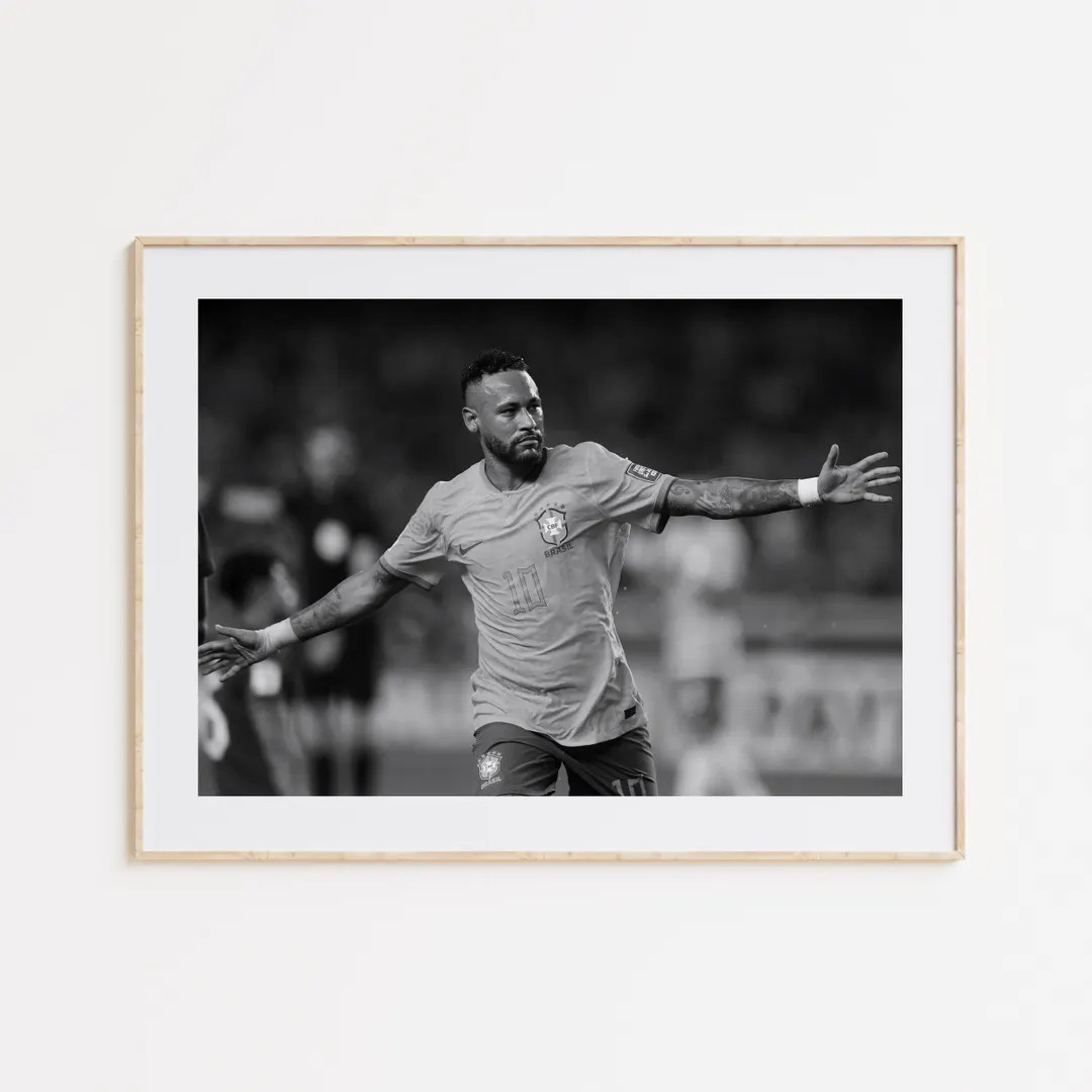 Neymar Poster, Soccer Gifts, Brazil Soccer , Sports Poster, Football Player Poster, Soccer Wall A... | Etsy (US)