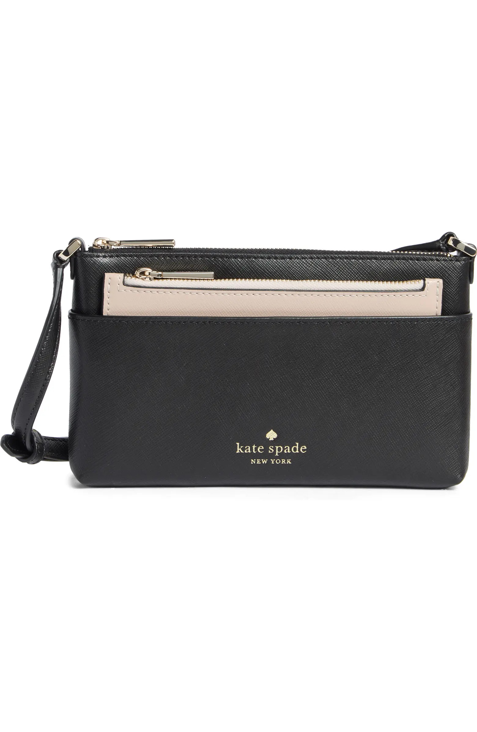 Kate Spade New York textured leather crossbody bag with removable pouch | Nordstromrack | Nordstrom Rack