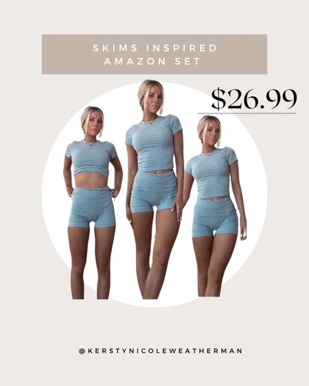 🔗 The most versatile set this comfy two piece set can be worn as a casual matching outfit to run errands, Orr can be worn as a pj set:) dress it up or dress it down ' The fold over detail is giving major skims vibes & this set is so affordable, cute and easy!

Amazon fashion, Amazon lounge, loungewear, Amazon basics, Amazon matching set, crop top, skims fold over pants, skims, skims pjs, skims lounge, skims girl, easy outfit, running errands outfits, casual clothing, comfy clothes, biker shorts, spandex, fold over shorts,cotton, gym girl, gym fashion, workout set, affordable fashion, summer fashion
#gymfashion #gymgirl #fitnessgirl #loungeset #skimsloungewear #amazonloungewear #amazonbasics #skimspjs #gymfashion #workoutfit #cotton #affordable #summerfashion

#LTKfindsunder50 #LTKstyletip #LTKU