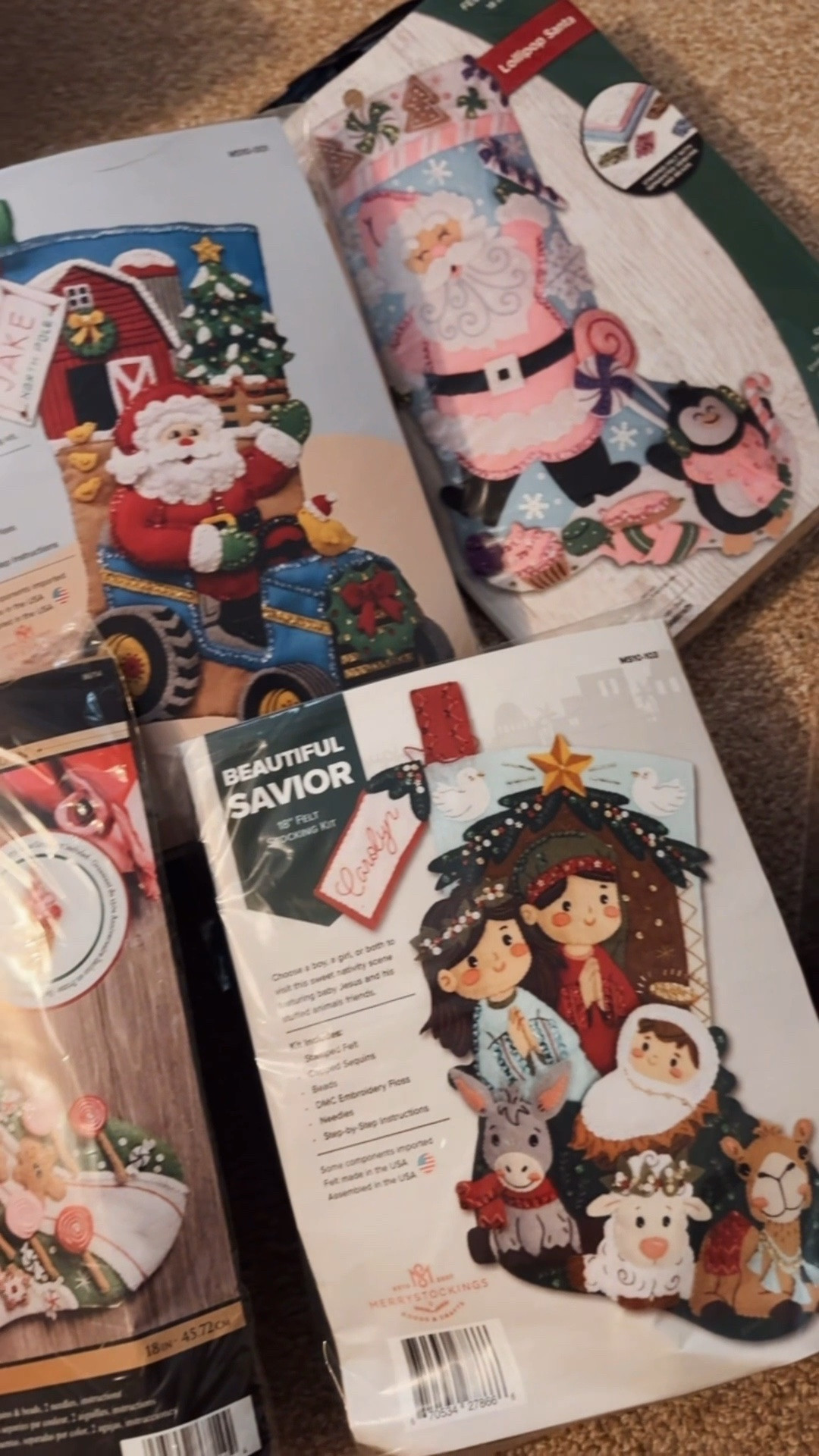 DIY felt appliqué Christmas stockings 🎄🎅🏻✨

#LTKGiftGuide #LTKHoliday #LTKmomlife