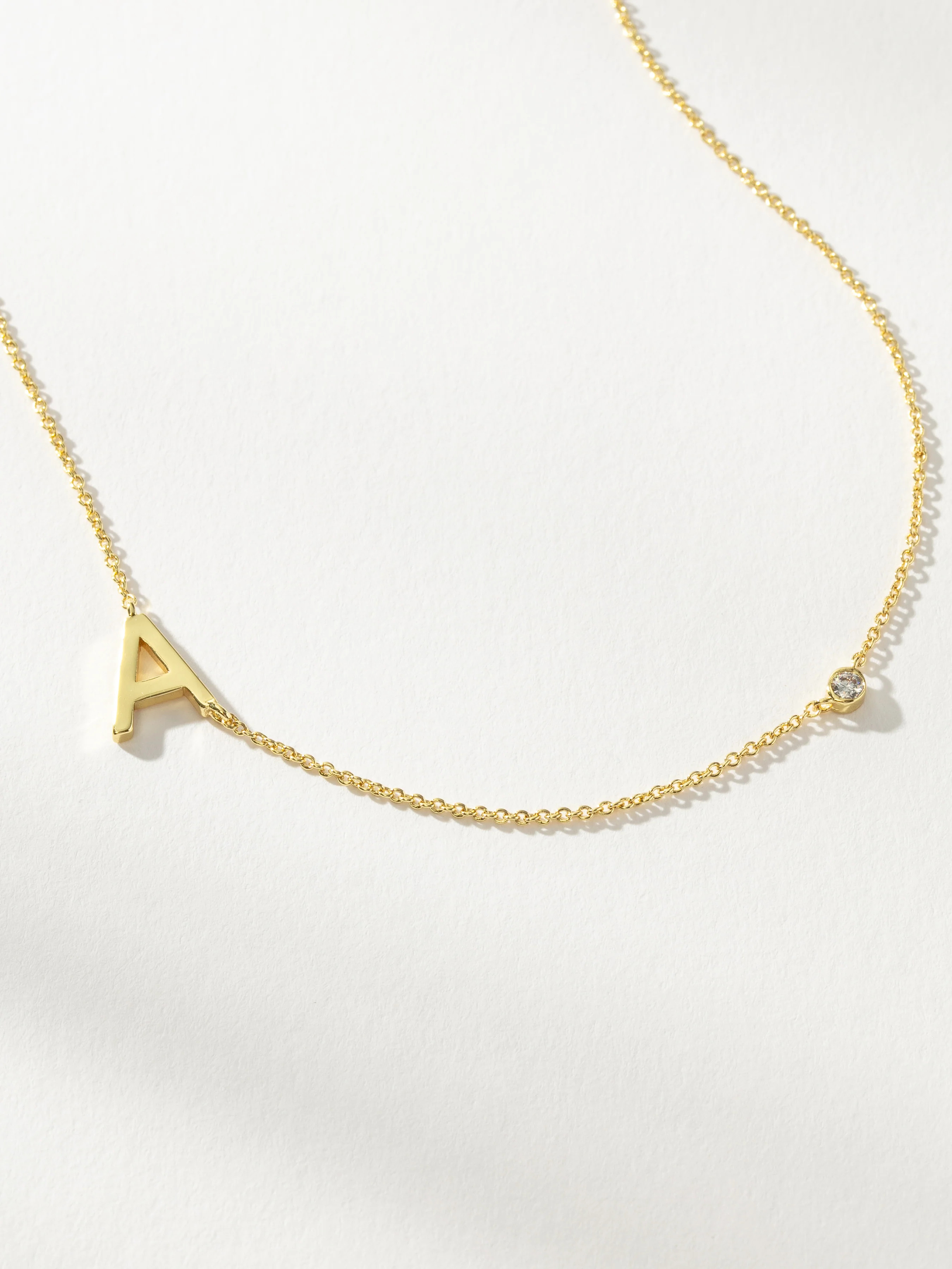 Personalized Touch Initial Chain Necklace in Gold | Uncommon James | Uncommon James