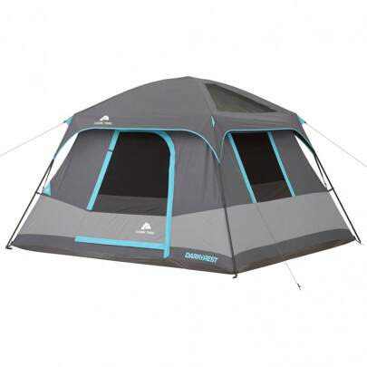 Ozark Trail 10' X 9' 6-Person Dark Rest Cabin Tent W/Skylight Ceiling Panels, 15.4 Lbs | SHEIN