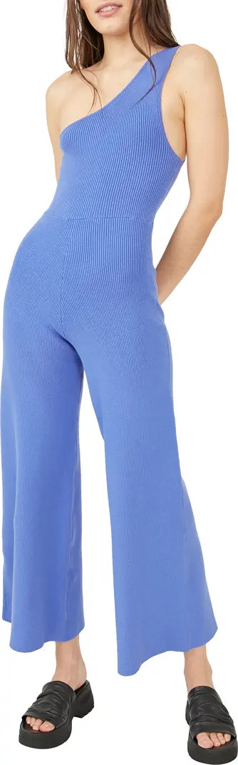 Waverly One-Shoulder Rib Jumpsuit | Nordstrom