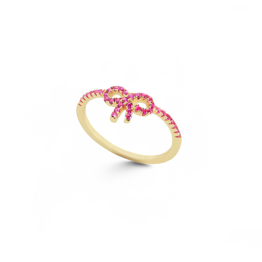 Pave Bow Ring | Mint & Lily