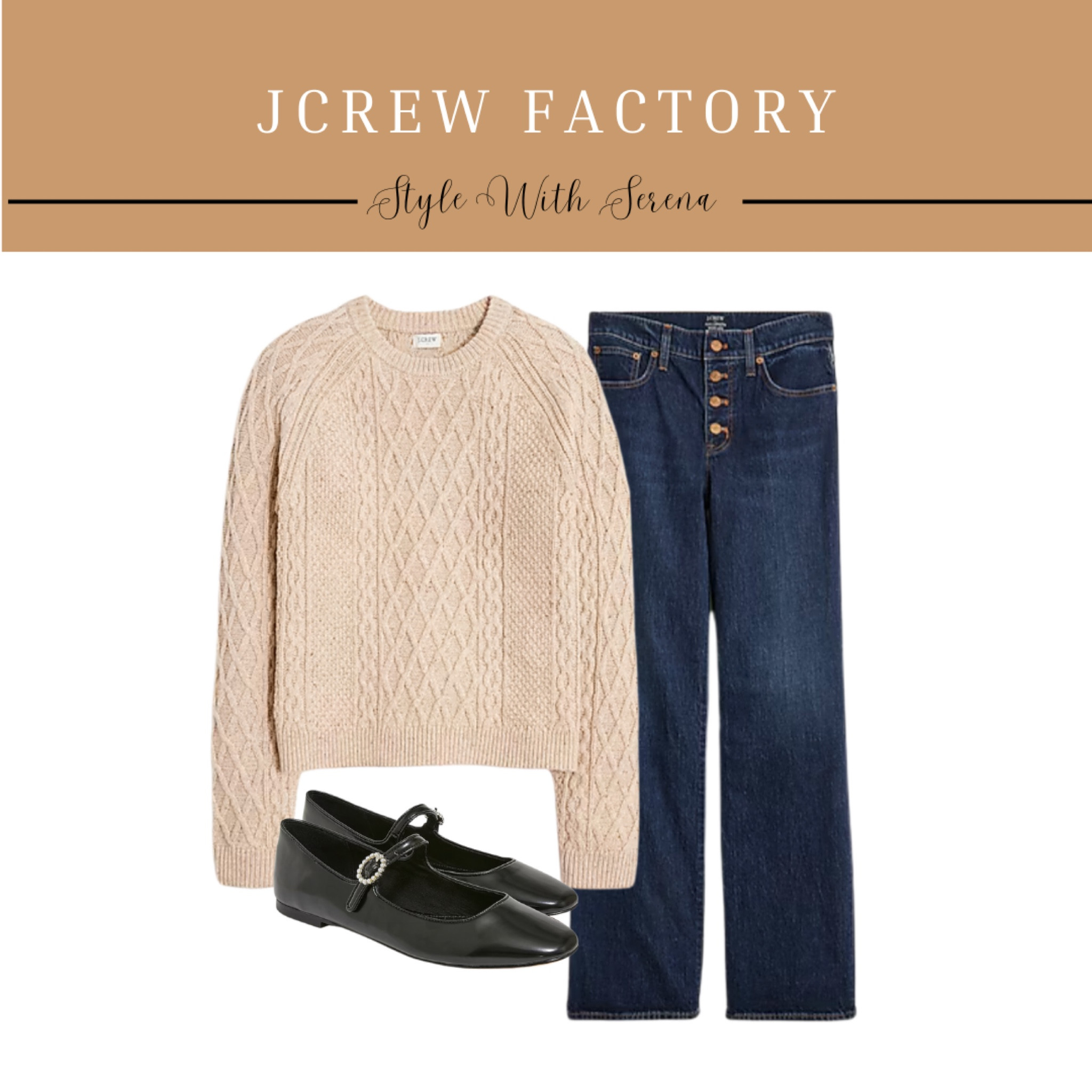 Jcrew factory outfit, fall outfit, sweater, jeans, flats, denim, fall fashion 

#LTKFindsUnder100 #LTKFallSale #LTKStyleTip