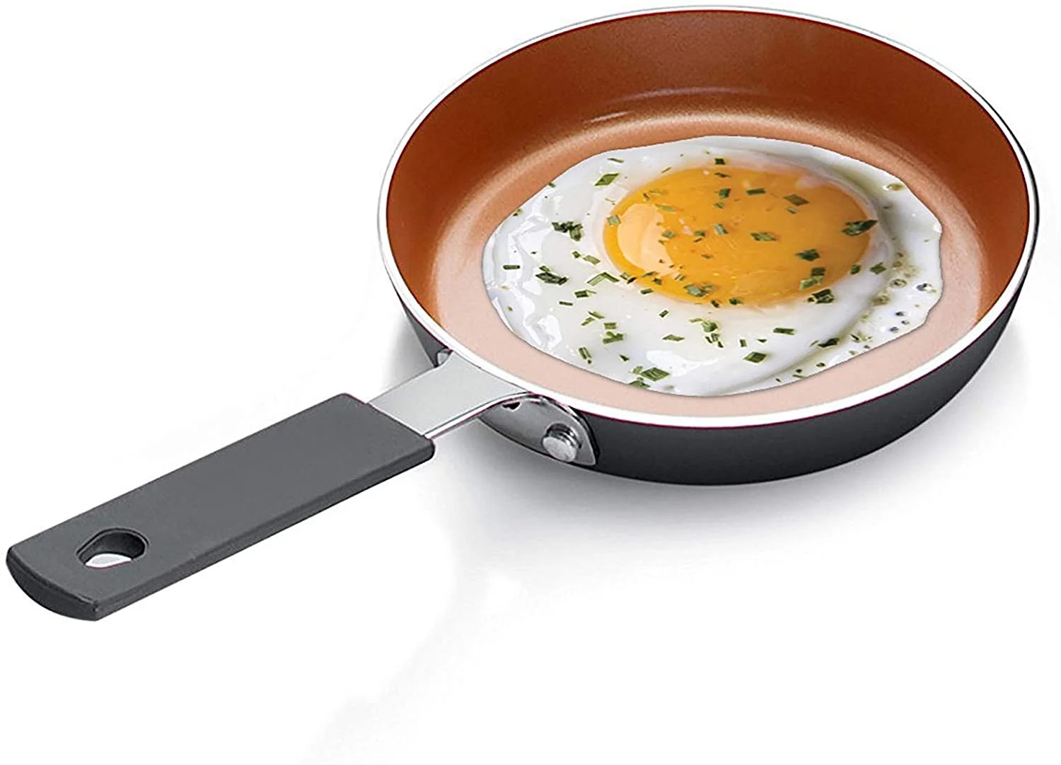 Gotham Steel Nonstick Frying Pan 5.5" inch Skillet Small Fry Egg Pan Mini Cooking Ceramic Kitchen... | Walmart (US)