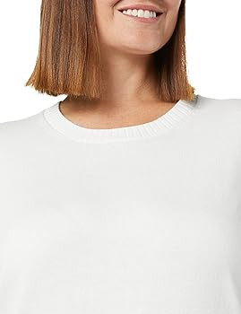 Amazon Essentials Women's 100% Cotton Crewneck Sweater (Available in Plus Size) | Amazon (US)