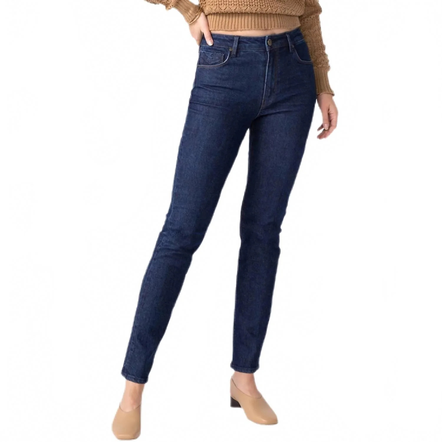 Joan High Rise Cigarette Jeans In Classic | Shop Simon