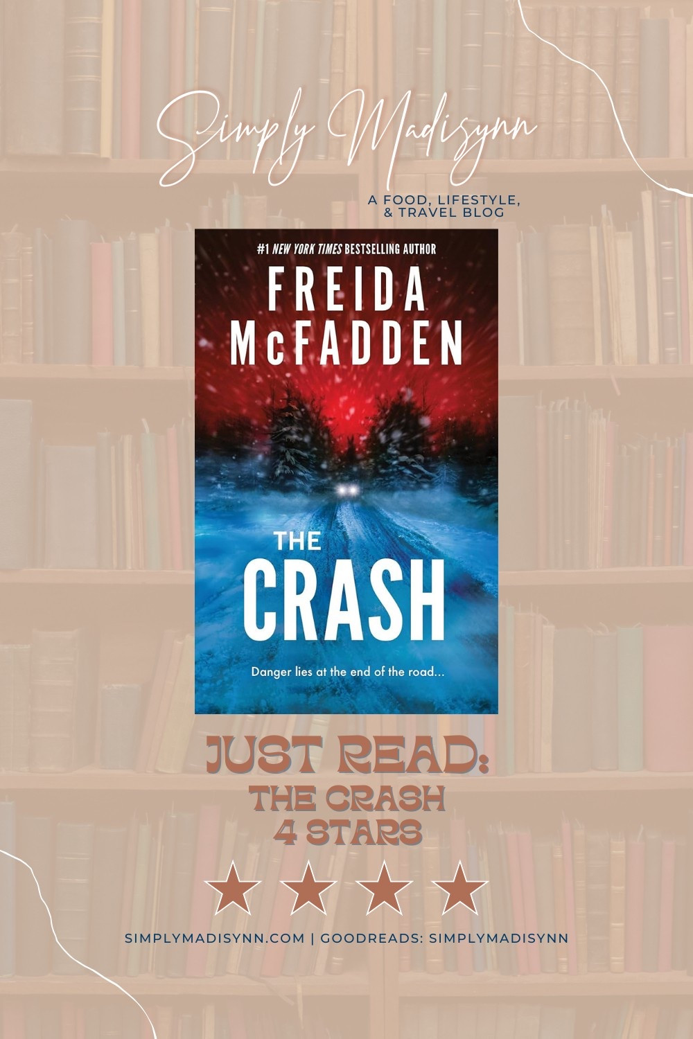 Such a quick read and was so good! I thought I had the storyline , figured out but was wrong!  Frieda did it again!  #psychologicalthriller #books #simplymadisynn #friedamcfadden  