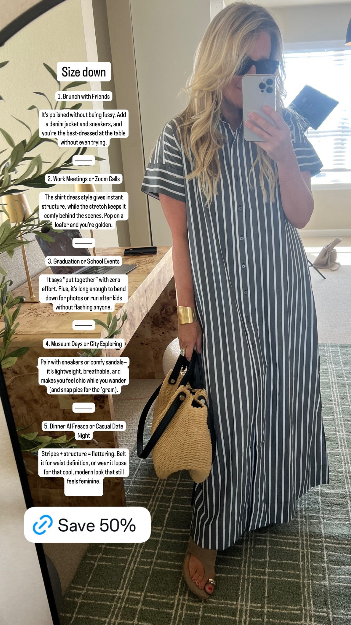  ✨Tap the bell and ❤️ for over 40 fashion, midlife style, midsize fashion and luxury looks for less. 

Once I turned 40, my belly grew… and my style disappeared.
Everything felt too tight, too short, or just not me anymore.

But these 4 dresses?
They fit my now body—not the body I had a decade ago.
They’re polished without being stiff, flattering without the Spanx, and versatile enough for all the moments that matter:
Mother’s Day, brunch, graduation, even church.

Midlife style doesn’t have to be frumpy or frustrating.
You just need pieces that get it.
And LOFT gets it.
Oh—and did I mention? They’re 50% off.

Which one are you grabbing first?

👑"Helping you look good, feel good!" - Lindsey Denver


#midlifefashion #midsizefashion #loftstyle #realbodyrealstyle #over40style #comfortableandchic


Follow my LTK @Over40andmidlife on the @shop.LTK app to view this post and get my exclusive app-only content!

#liketkit 
@shop.ltk
https://liketk.it/5cGgH

Follow my LTK @Over40andmidlife on the @shop.LTK app to view this post and get my exclusive app-only content!

#liketkit #LTKMidsize #LTKFindsUnder50 #LTKOver40
@shop.ltk
https://liketk.it/5cGoh