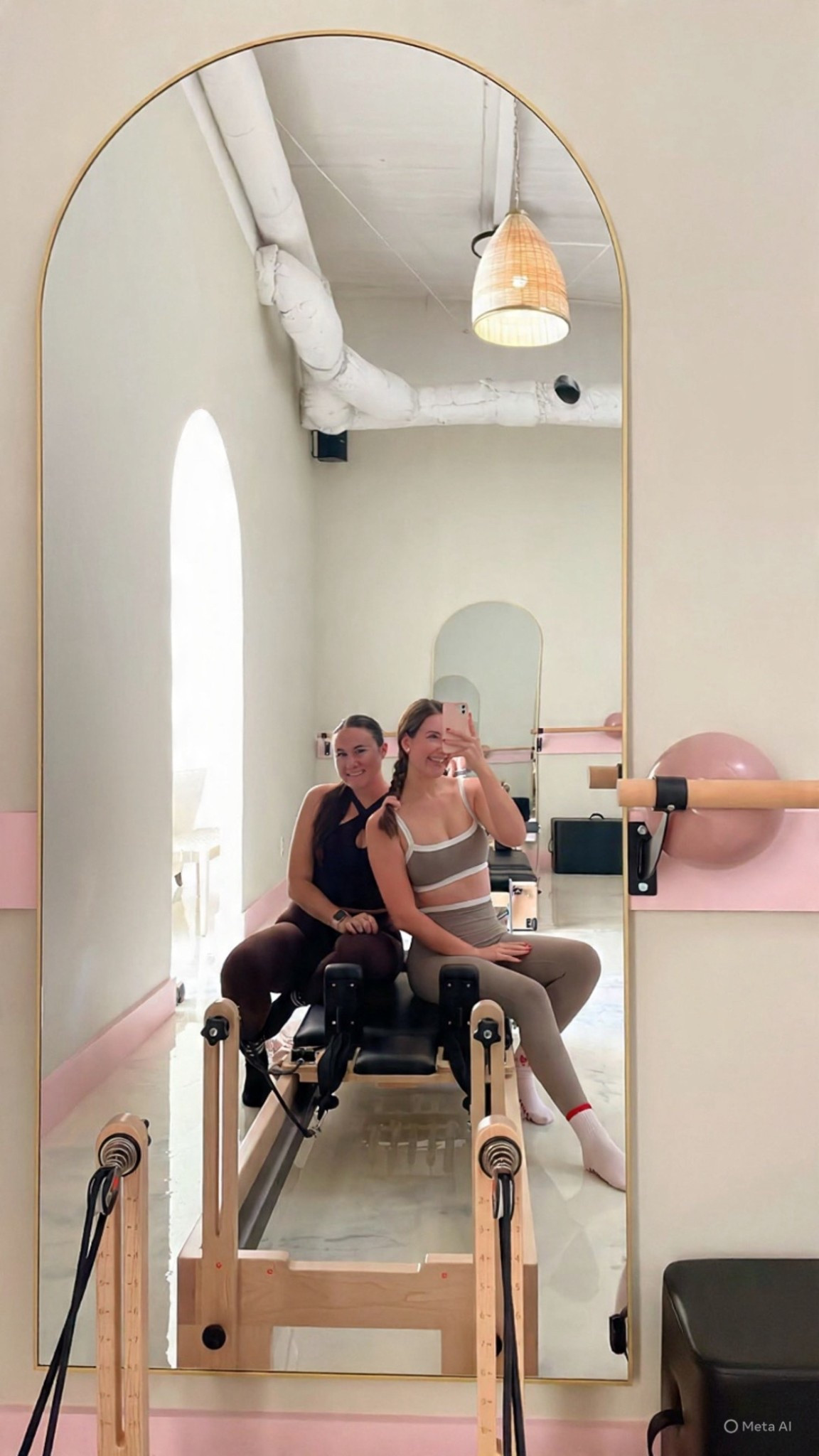 Pilates OOTD 💪🏻🩰 Sizing:

• Sports Bra: Size Small, I always size up one size in YPB!
• Leggings: Size Small, also sized up!

#LTKSaleAlert #LTKActive #LTKU