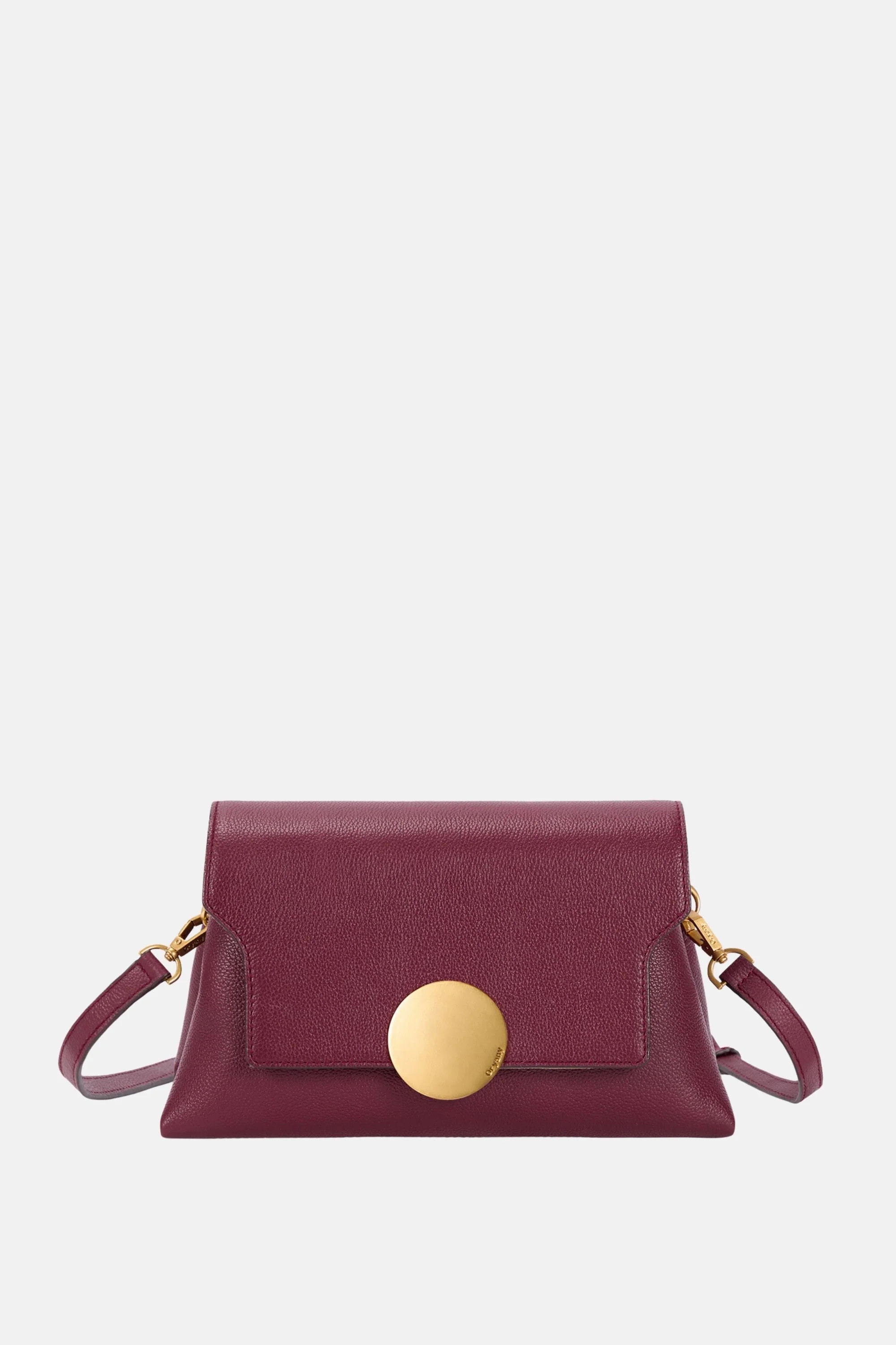 Oryany - Lottie Flap Crossbody Medium Handbags - Maroon Leather | FUTURE BRANDS GROUP LLC