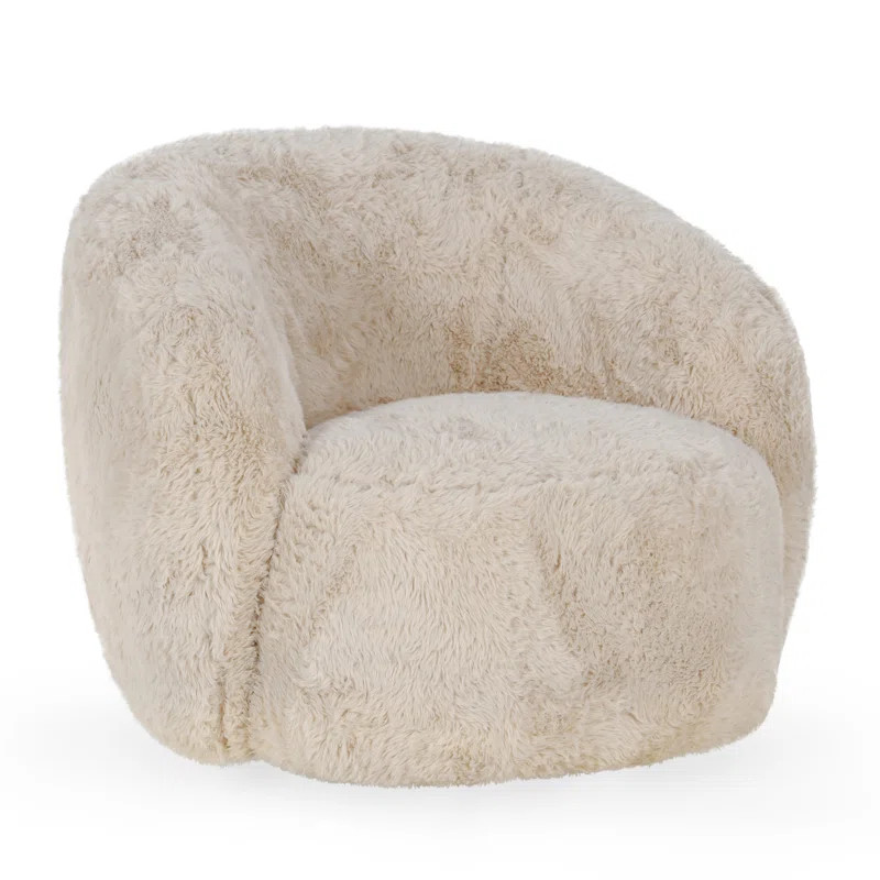 Strophe Upholstered Swivel Barrel Chair | Wayfair North America