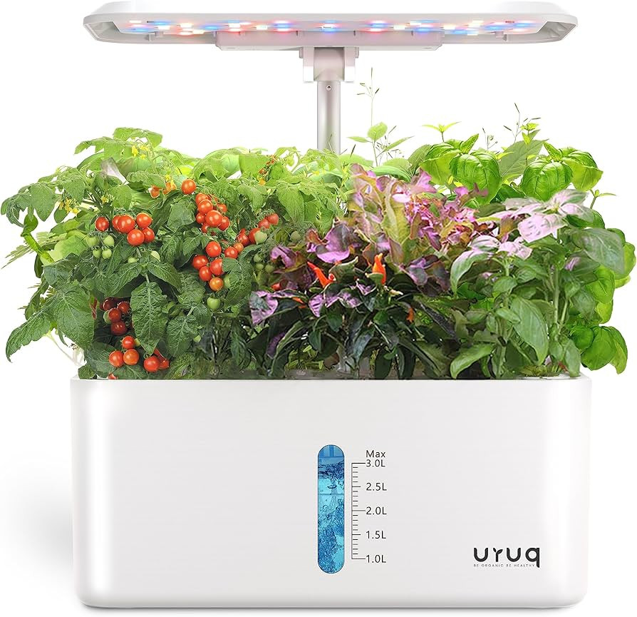 Hydroponics Growing System Indoor Garden: 8 Pods Herb Garden Kit Indoor with LED Grow Light Quiet... | Amazon (US)