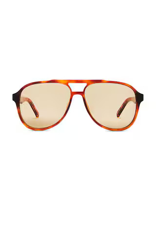 Le Specs Tragic Magic Sunglasses in Toffee Tort Amber Tint from Revolve.com | Revolve Clothing (Global)