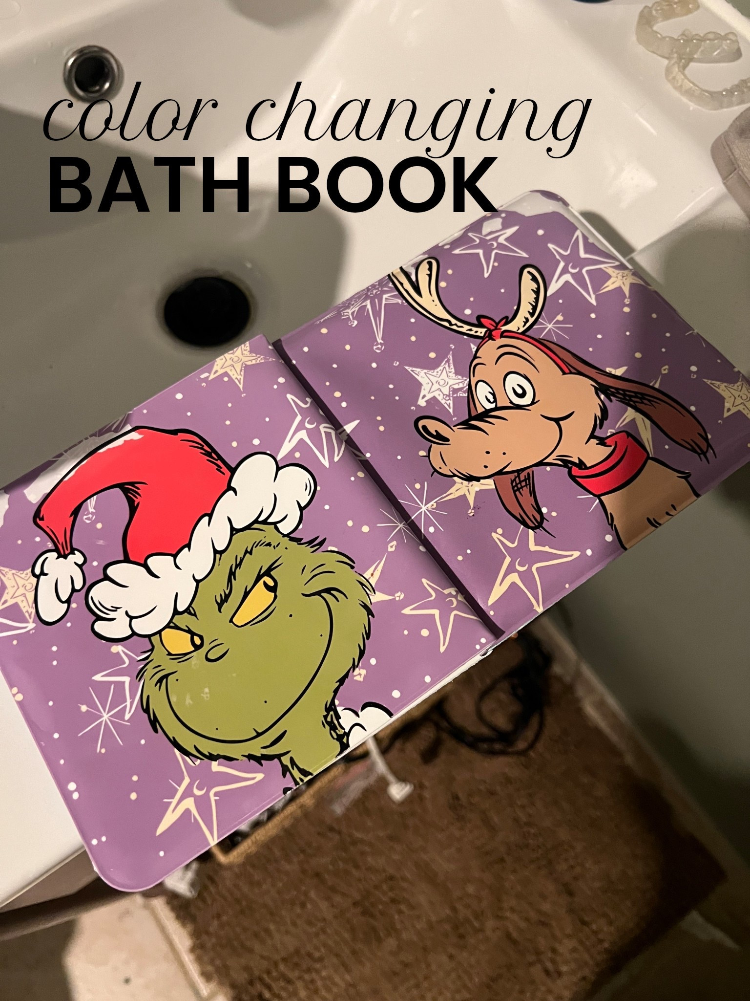 color changing bath book // it’s white and the color comes when you get it wet . My little ones loves this 

#LTKKids #LTKHoliday #LTKGiftGuide