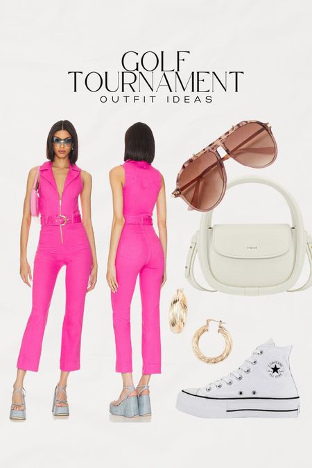Pink jumpsuit! Wore to a golf tournament last year 💘 

#LTKstyletip #LTKfindsunder100 #LTKSeasonal