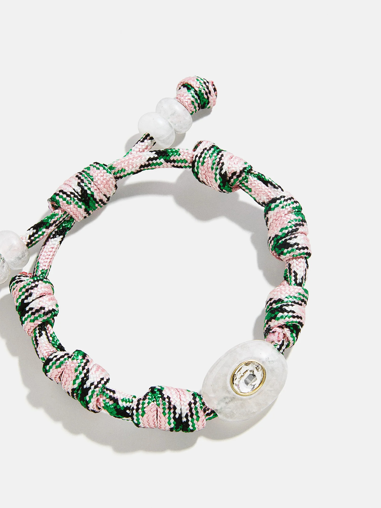 True Aura Semi-Precious Paracord Bracelet - White Quartz | BaubleBar