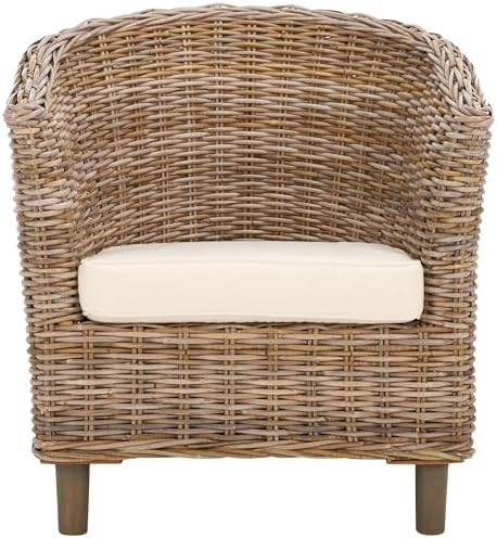 Safavieh Home Collection Omni Honey Barrel Chair | Amazon (US)