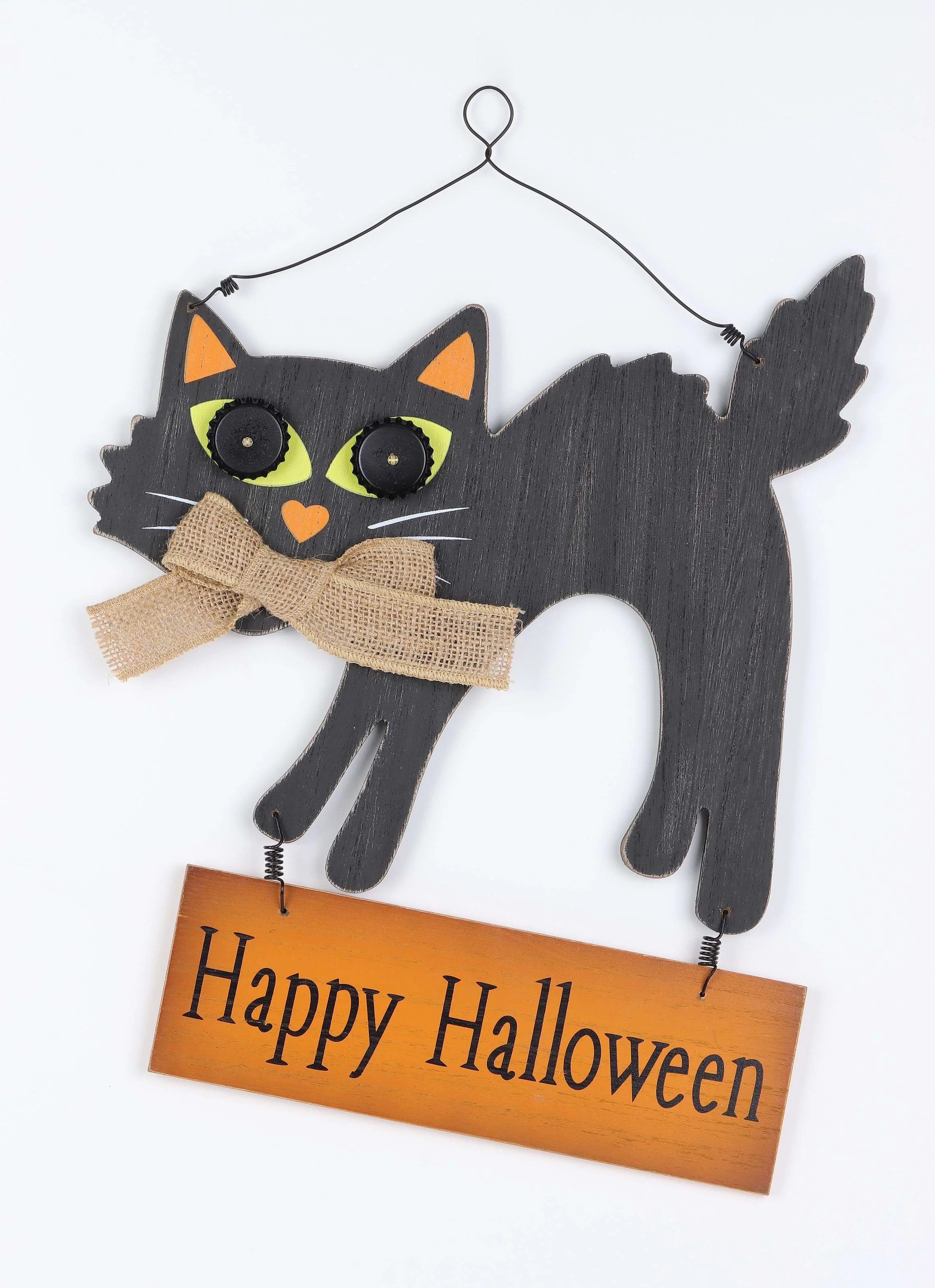 Way To Celebrate Halloween Wall Decor, Black Cat - Walmart.com | Walmart (US)