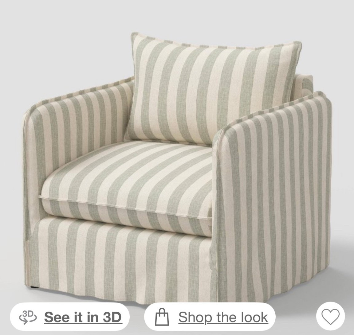 The coastal slipcover chair of my dreams on sale— savings of over $150!! #targetsale 

#LTKSaleAlert #LTKHome #LTKFamily