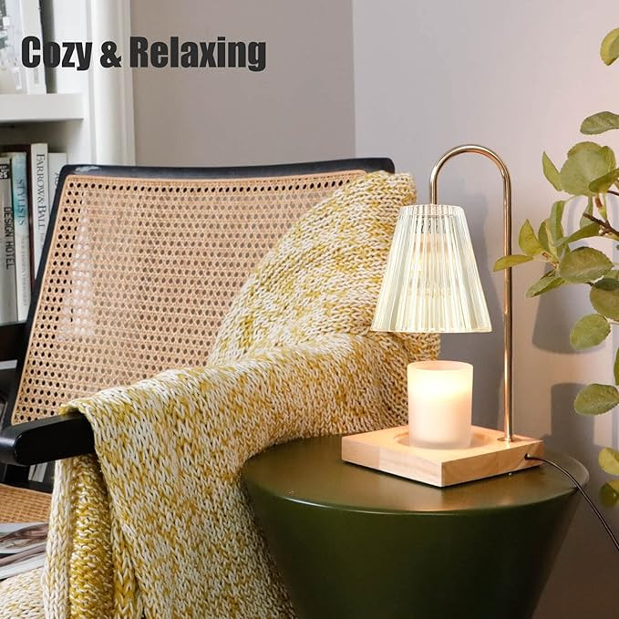 Candle Warmer Lamp with Timer, 2 Bulbs, Vintage Electric Candle Lamp Warmer, Mothers Day Presents... | Amazon (US)