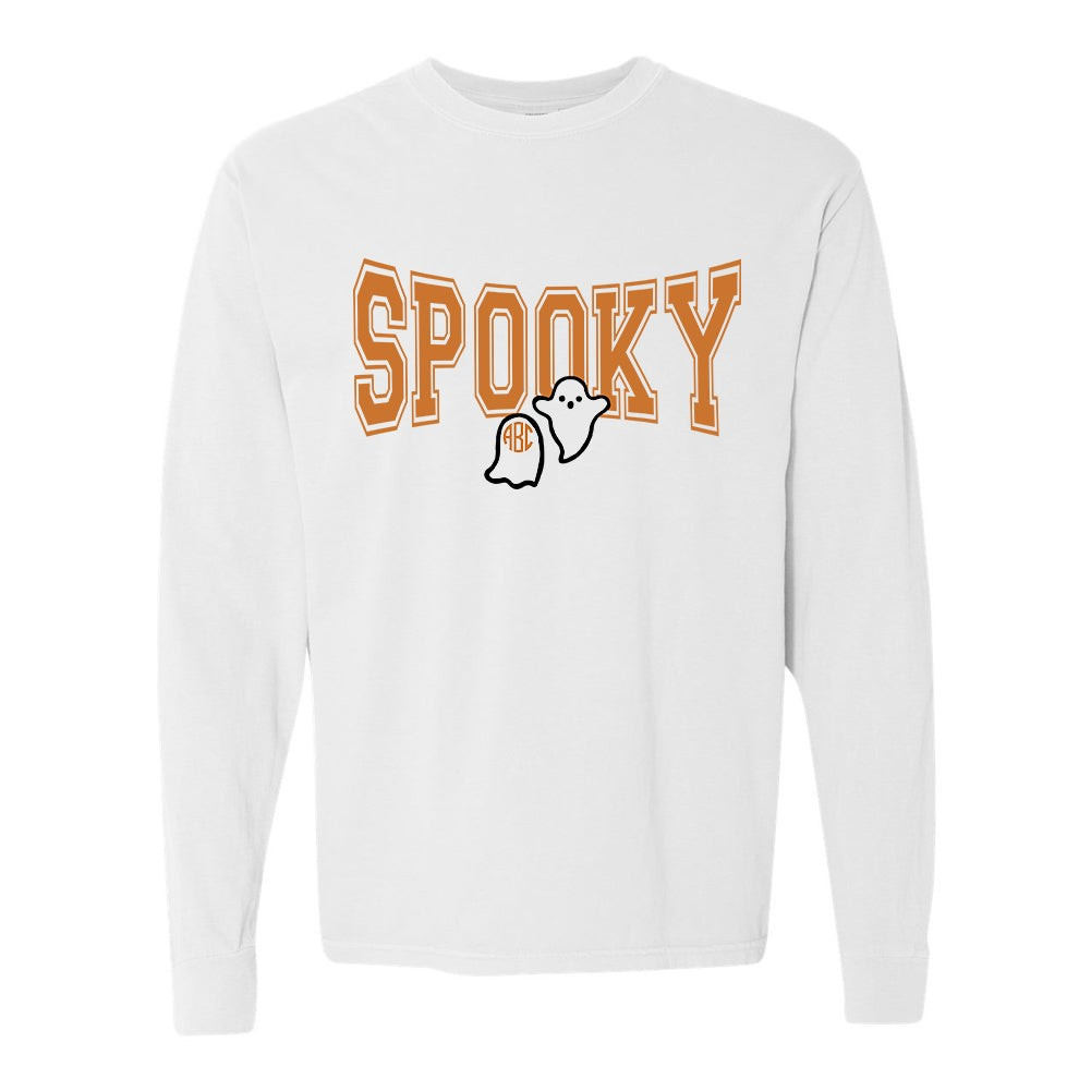 Monogrammed 'Spooky' Long Sleeve T-Shirt | United Monograms